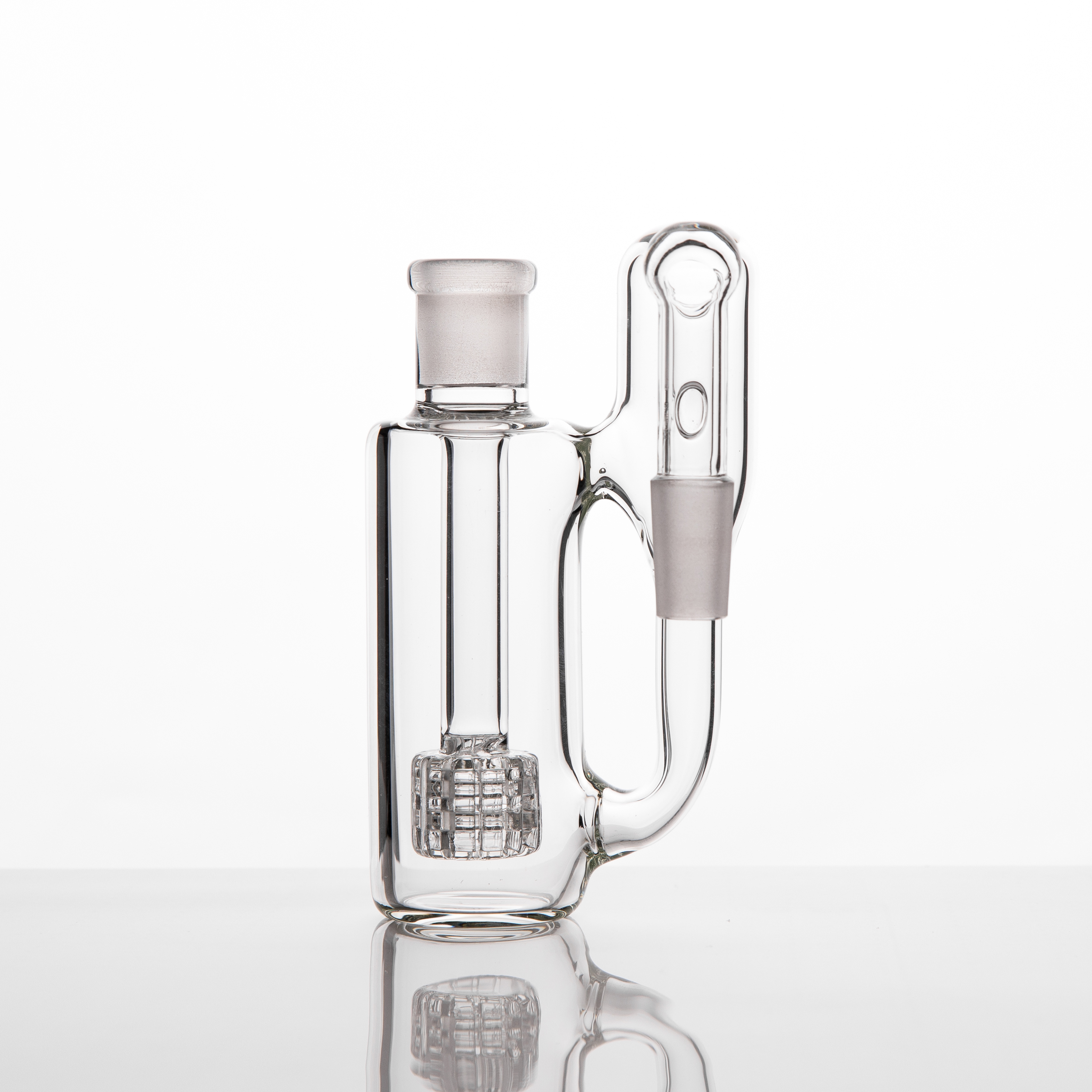 glass bongs Hookah thickening accessories product 38mm thick 4mm ash collector with shower head smoking pipe 14mm 18.8mm 45 ° 90 ° factory direct-image-767499054
