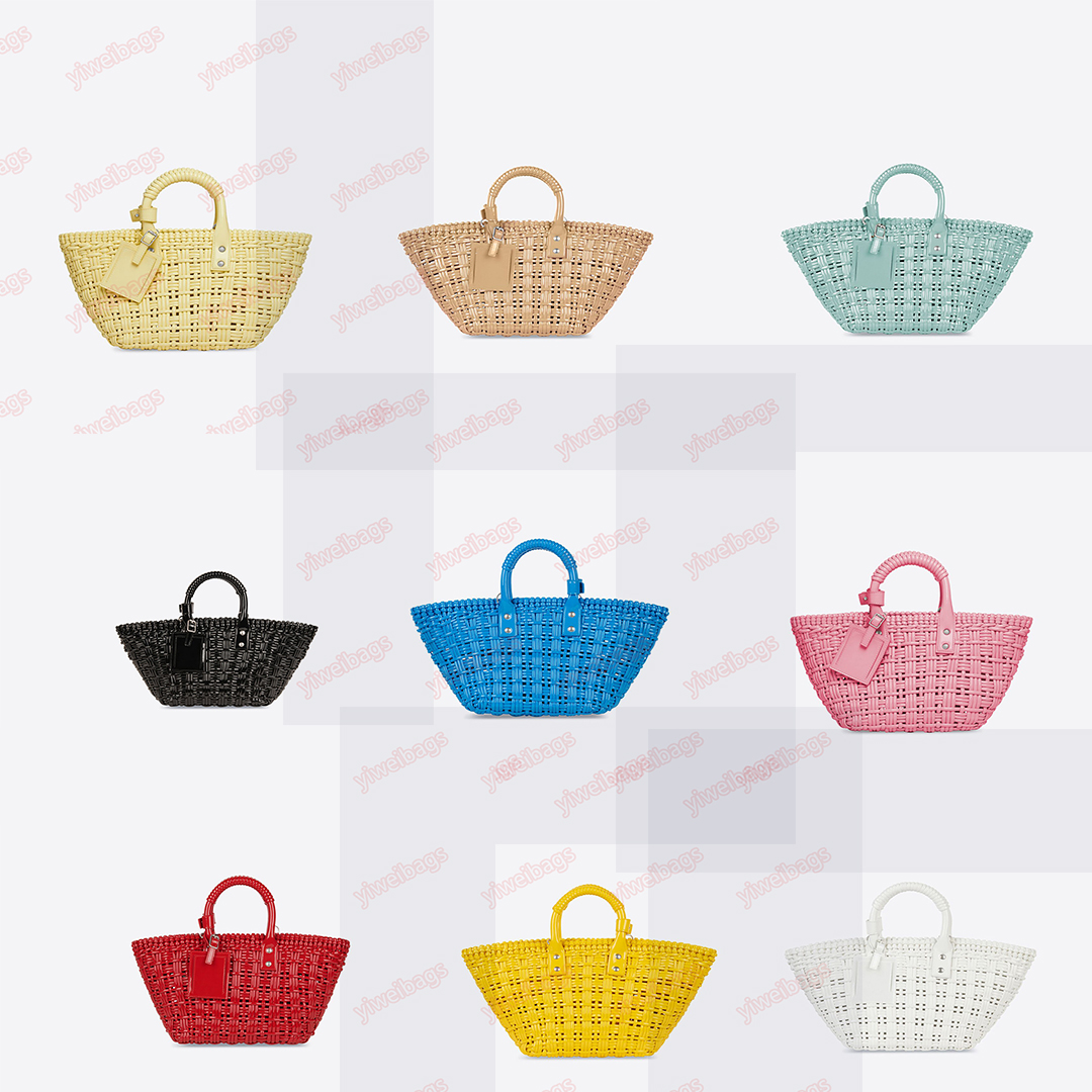 

Shoulder 2022 Balencaigass Designer Bistros Bags Woven Vegetable Basket Bag Tote sj, 00