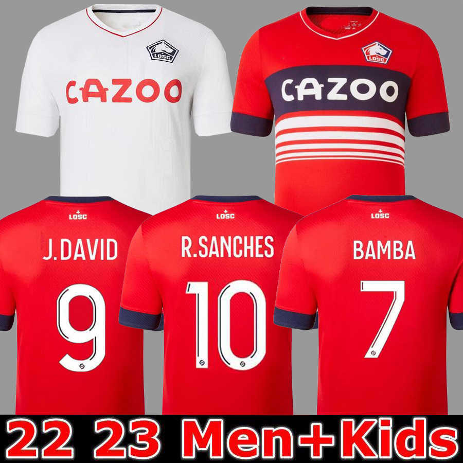 

2022 2023 LOSC Lille soccer jersey DAVID FONTE BURAK BAMBA YAZICI football shirts 22 23 JIKONE R.SANCHES T.WEAH L.ARAUJO maillots Adult Kids, 22 23 away kids