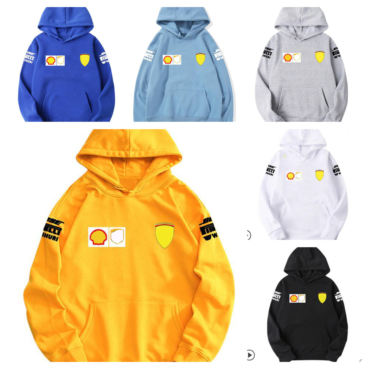 

F1 racing jacket spring and autumn team crew neck sweatshirt spot sales
