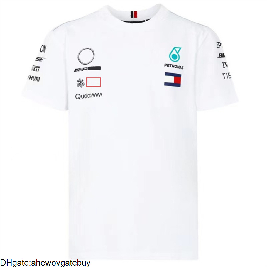 Men's Luxury Petronas Designer t Shirts Mercedes Amg Top F1 Formula One Racing Polos Women Casual Short Sleeve T-shirts Benz Polo Lewis Q0KK