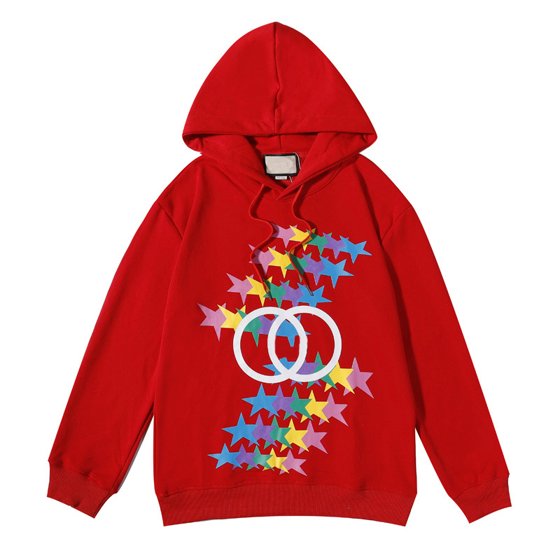 

New Fashion Mens stylist Lucky stars Letter Hoodies Men Women Designer Jacket High Quality Casual Sweatshirts extra large S