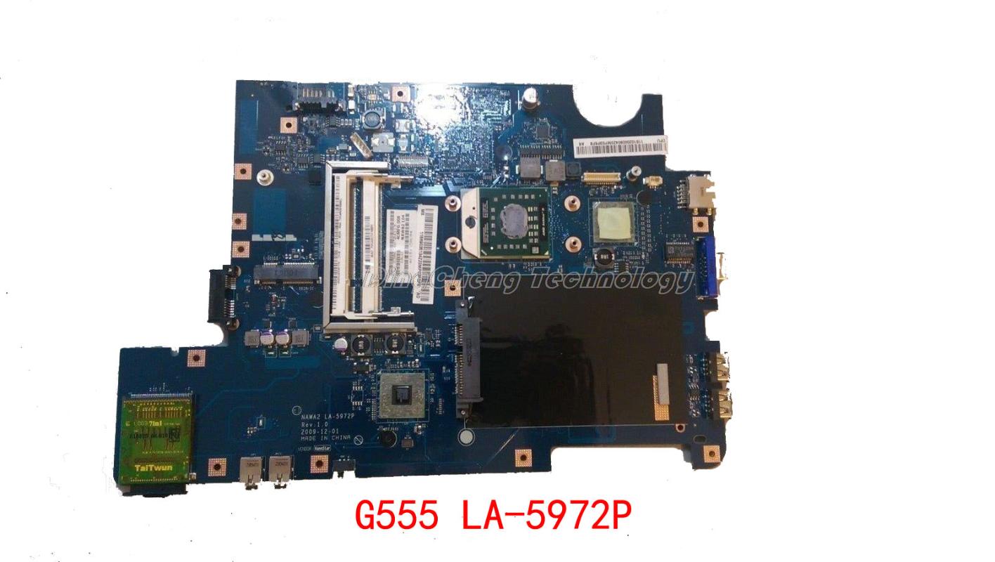 

Motherboards Laptop Motherboard/mainboard For Lenovo G555 LA-5972P DDR2 With Integrated Graphics Card M880g 100% Tested Fully