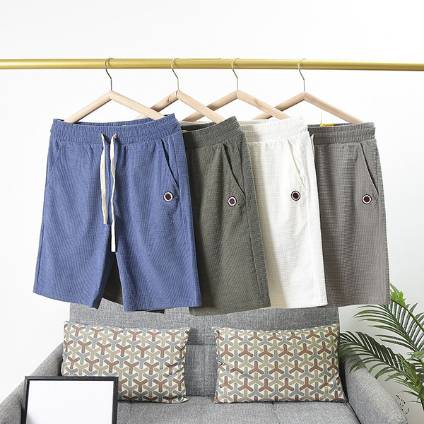 

4 Colors Casual mens Shorts France Luxury Brand short Corduroy fabric High Quality shorts, Supplement (not shipped separately)