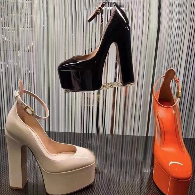 

Shoes Luxury Summer Platform Dress Leather Shoe Pumps Nude Spring Evening Sandals 15cm 12cm Designers And Patent Strap High-heele Dkaww, Gifts are not sold separately