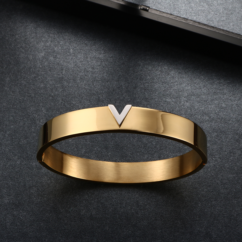 

3 Colors Titanium Steel Bangle Women Love Designer Bracelets Bangles Fashion