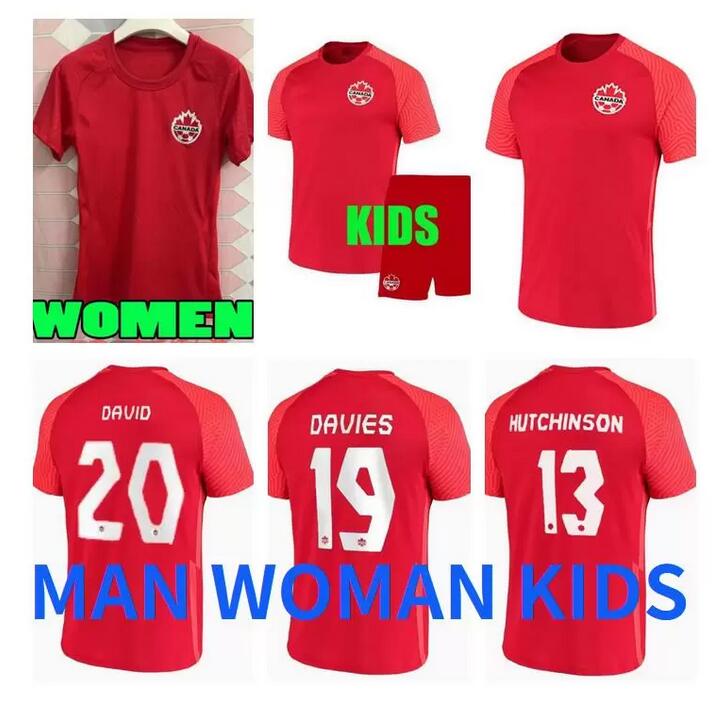 

Man woman kids kit 21/22 Canada Soccer Jerseys national team Guatemala Guillermo Ramire 2021 2022 DAVIES DAVID LARIN CAVALLINI LARYEA MILLAR HOILETT football shirts