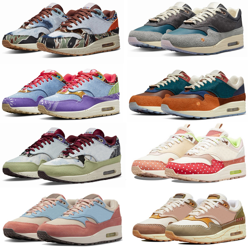 

1 87 Men Women Running Shoes Kasina x Won-Ang Woof Concepts x Far Out Heavy Mellow Blueprint Light Madder Root Wabi-Sabi Treeline Lumiere Mens Trainers Sports Sneakers, Pay for box