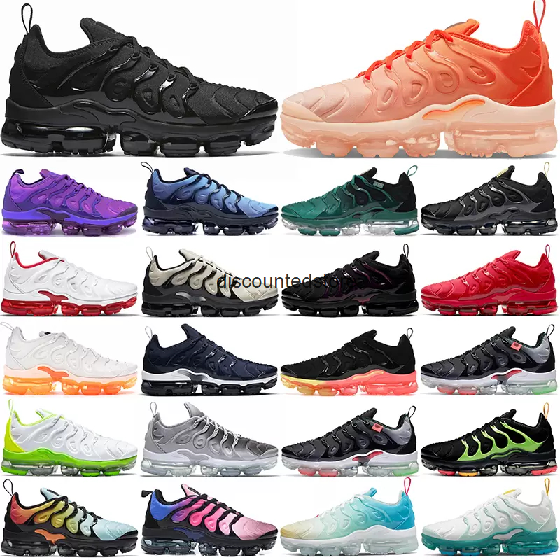

TN plus running shoes mens Black White Volt Orange Gradients Cherry Red Cool Wolf Grey Neon Green Olive USA Blue Fury tns wo, #24