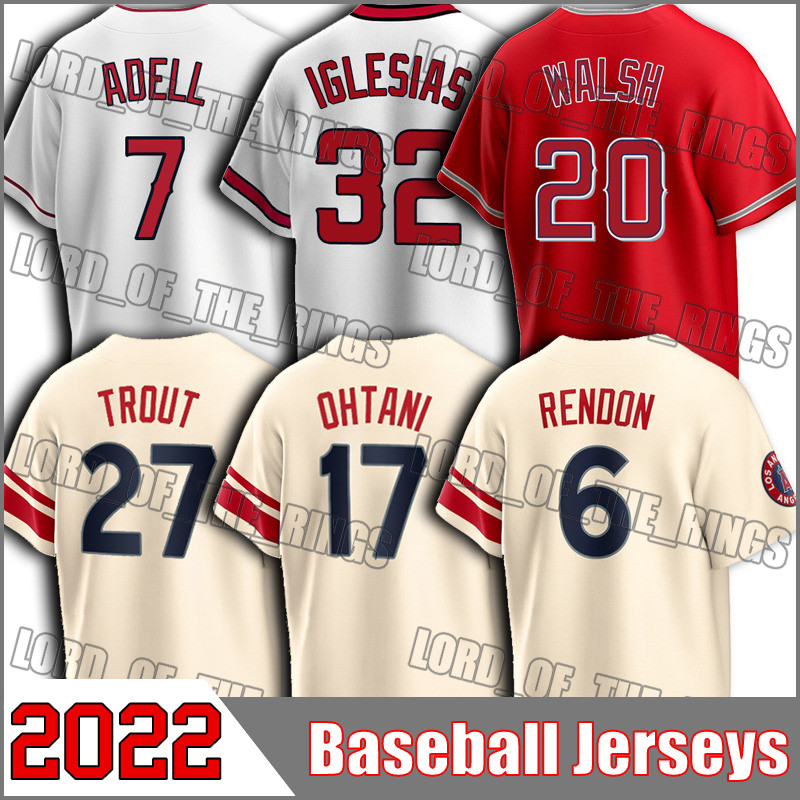 

17 Shohei Ohtani Los Angeles 2022 City Connect Angels Jerseys #27 Mike Trout 16 Brandon Marsh Jared Walsh Noah Syndergaard Jo Adell Anthony Rendon Michael Lorenzen, Man custom jersey (ts)