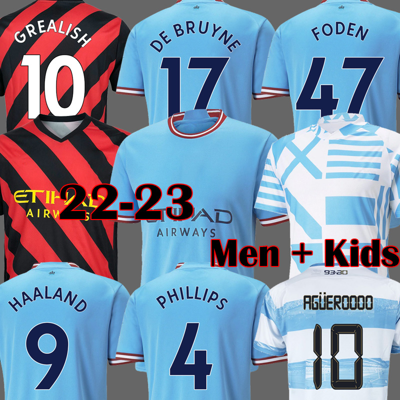 

2022 MAHREZ 93 20 Anniversary HAALAND Soccer Jerseys GREALISH MAN cities football shirt BERNARDO FODEN DE BRUYNE 2023 Equipment 21 22 23 kits Kids PHILLIPS shirts, Kids home