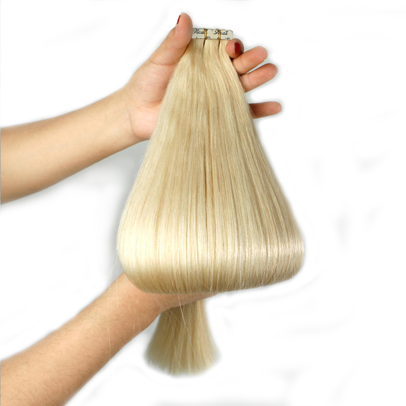 

High Quality 12A Tape In Human Hair Extensions 100% Remy Virgin Unprocessed Double Drown 40pcs 100g/Pack 2 Years Life 14"16"18"20"22"24"26"28inch, Specification:100g/40pieces