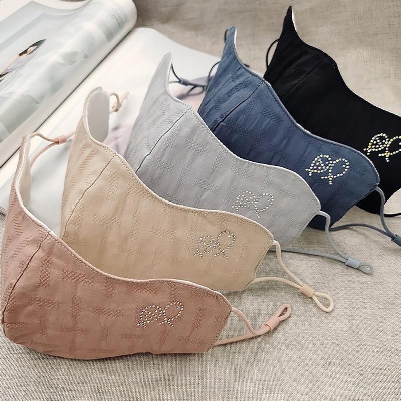 Other Event & Party Supplies Warm Cotton Masks For Women Men Dustproof Windproof Mask Face Three-layer Adjustable Ear-loop Mouth Shield Cosp-image-763168601