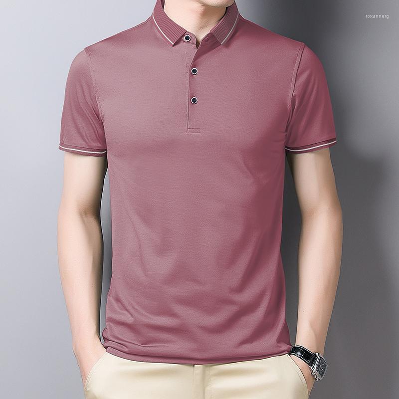 

Men's Polos Summer Solid Color Men's Shirt Simple Atmosphere 820Men's Men'sMen's Roxa22, 820 blue