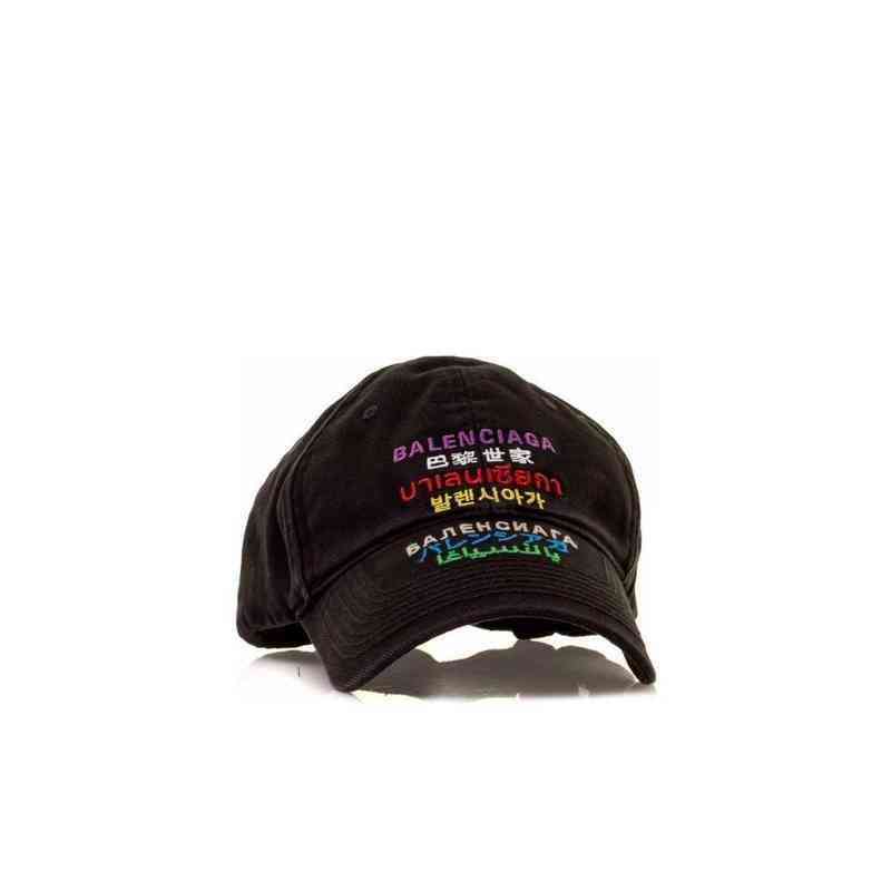 

Balencigass Baseball Hat Caps Parisian Black Detail Spring Summer Ladies, 1098