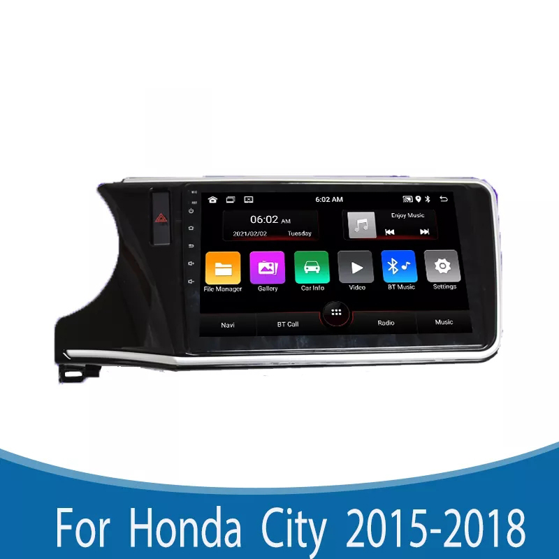 

Android 10 Radio Player Car GPS Video Navigation Stereo Multimedia for Honda CITY 2015-2018 LHD