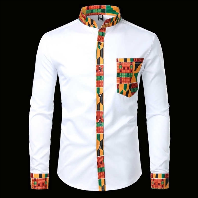 

Mens Hipster African Dashiki Tribal Graphic Patchwork Shirts Slim Fit Long Sleeve Mandarin Collar Shirt Camisas Men Clothing 210701, Cs105 burgundy