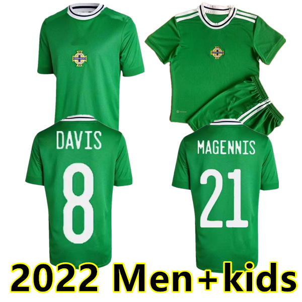 

Thailand 2022 Northern Ireland Soccer Jersey MAGENNIS Football Shirt EVANS LEWIS MAN Kits KIDS Equipment maillot de foot, 2022 home