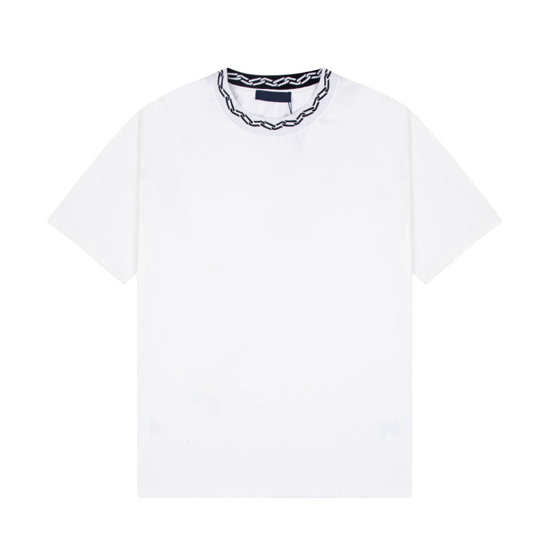 

2021ss spring and summer new high grade cotton printing short sleeve round neck panel T-Shirt Size: m-l-xl-xxl-xxxl Color: black white chf4gtgeh6