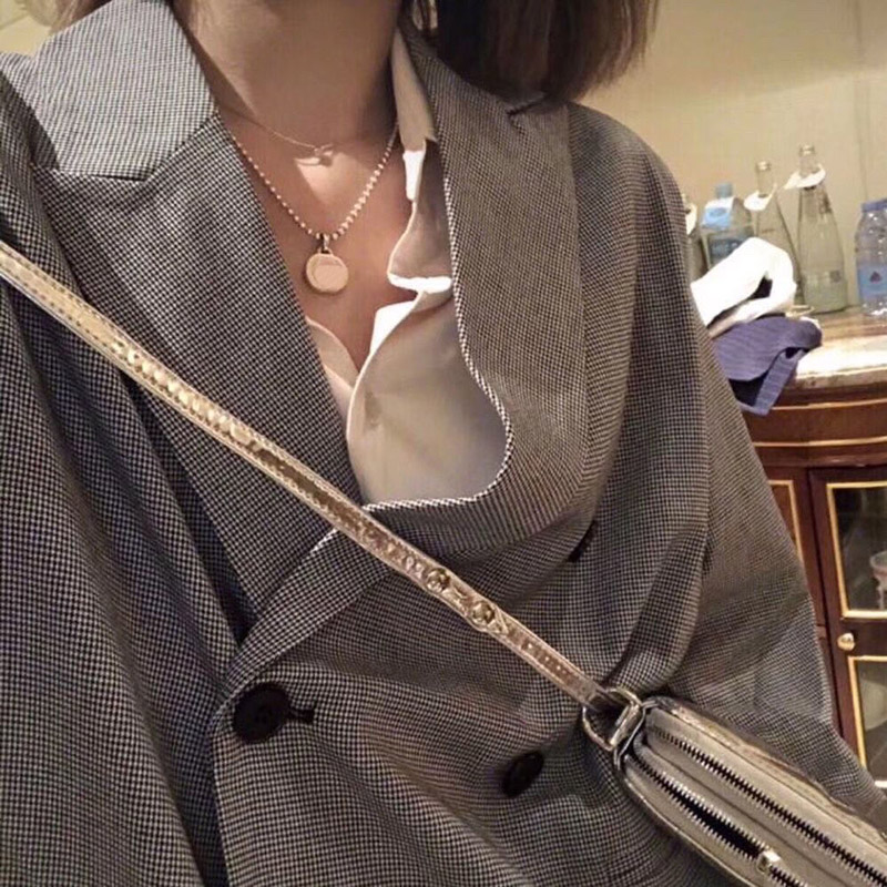 

Luxury Pendant Necklaces Designer Jewelry 925 Sliver Plated G Necklace For Women Round Bead Chain Indented Wedding Gift Accessories Box New
