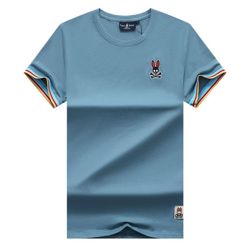 

Mens designer casual t shirt fashion polos summer slim bunny print round neck luxury accessories top Tshirt M-XXXL, 10
