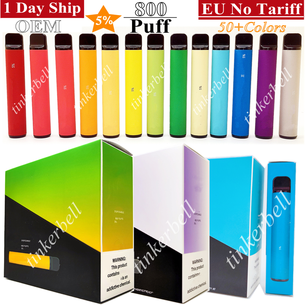 

EU NO Tariff Puff 800 Puffs Top Vapes Hot Cigarettes 5% Disposable Vape Pen 60 Colors cigar Sample OEM Bar Customizable Wholesale Bars Ecigs vs Flex Gifts AA Vapes