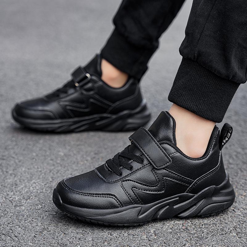 

Athletic & Outdoor Classic Brand School Flat White Shoes Non-Slip Soft Sole Sports Running Boys Autumn Wearable Unisex Fashion Sneakers Size