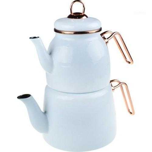 

Tasev Miray Teapot Set White Turkish