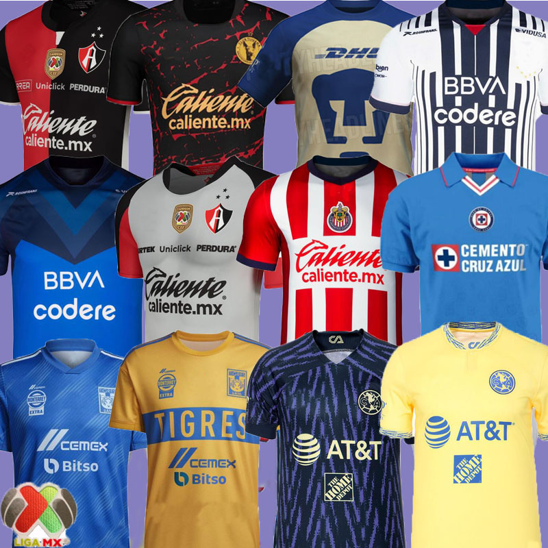 

3XL liga mx 22 23 Club America Soccer Jerseys leon Monterrey 2022 2023 Club Tijuana Cruz Azul NAUL Tigres Chivas Camisas Necaxa Rayados Atlas UNAM Football Shirt, 22/23 monterrey away