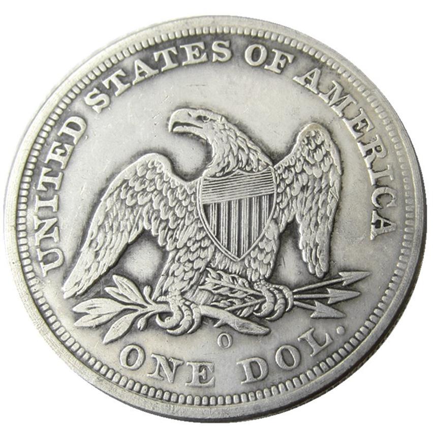 

US 1846-1860-O Seated Liberty Dollar craft Silver Plated Copy Coins metal dies manufacturing factory 2712