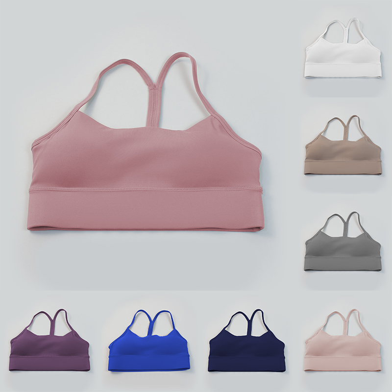 

bras yoga womens high-end comfort sports underwears double-sided sanding tight-fitting thin belt sexy tanks beautiful back vest sling wear bra, High quality