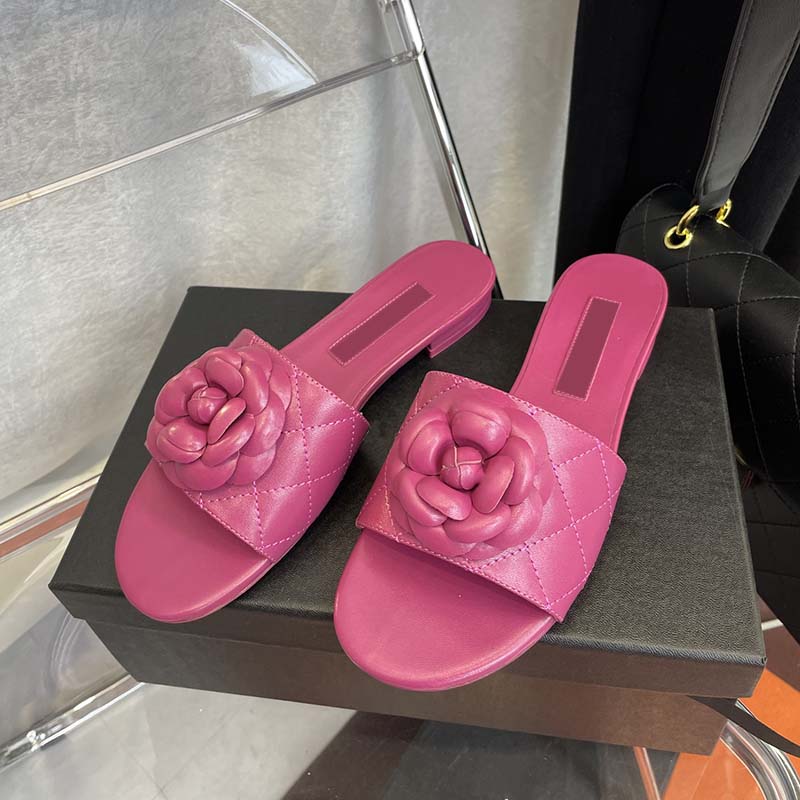 

Slippers For Womens Italian Sheepskin Heel Flat Designer Luxury Classic Beach Shoes Retro Flip Flops Printed Sandals Platform Rubber Loafers Woman Espadrilles, Box