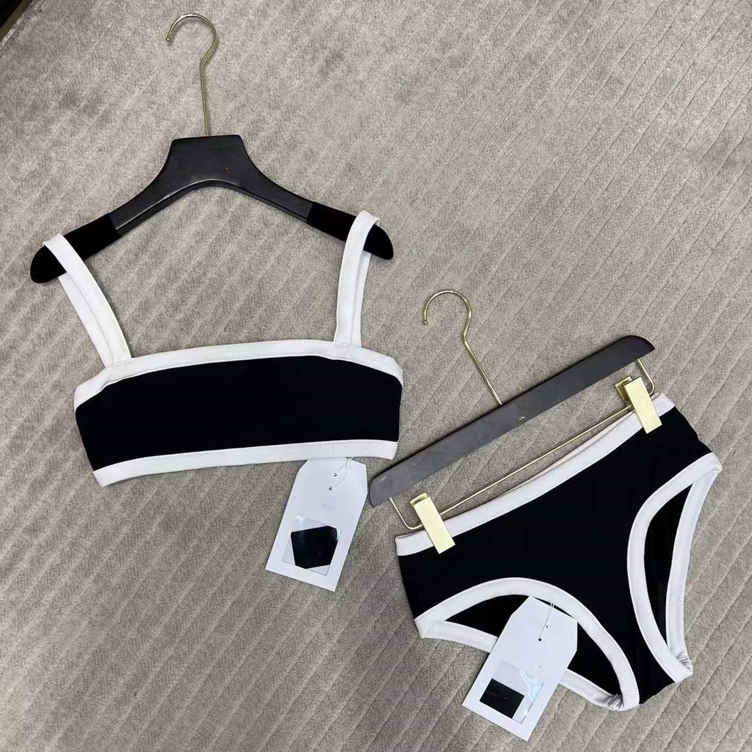 

Women' Women' Swimwear 2022 Spring Summer Panelled Brand Same Style 2 Piece Shorts 0614-1, Picture color