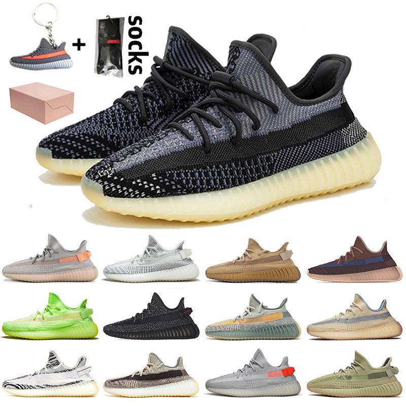 

With Box 2020 Asriel Running Shoes Big Size 13 Top Quality Yecher Fade Israfil Tail Light Static Black Refective Sneakers Trainers ZsN, No.1 36-45 yecher fade