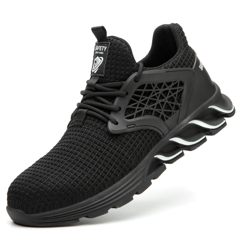 

Men Work Safety Shoes Anti-puncture Boots for Men Shock Proof Breathable Lightweight Mens Sneakers Comfortable, F18