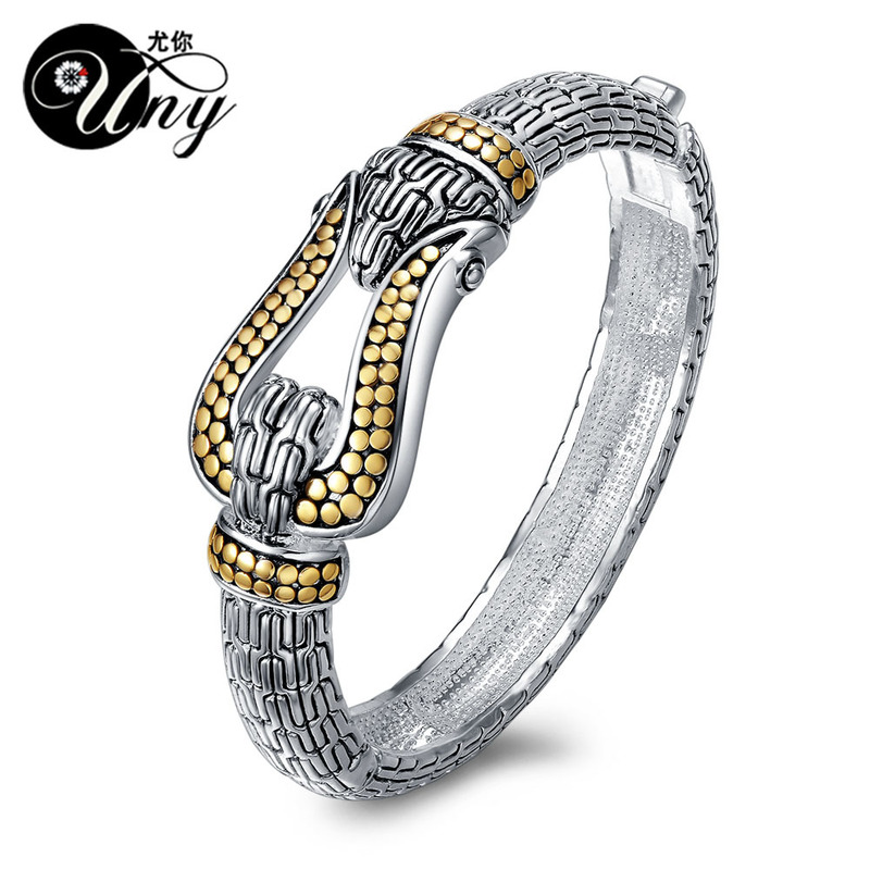 

UNY Bangle Antique Horse Shoe Bracelet Fashion Designer Brand Jewelry Vintage Bangles Christmas Free Ship Womens Cuff Bracelets 220716