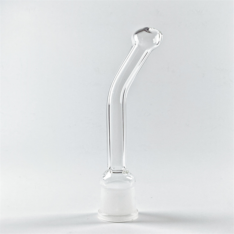 

18.8mm glass hookah female male head with curved adapter nozzle