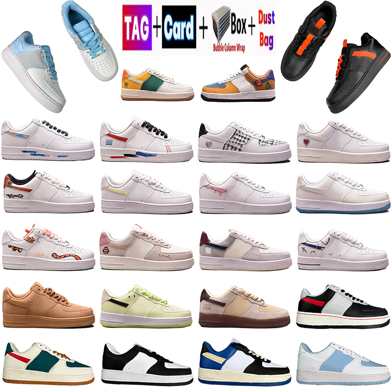 

With box men women casual shoes one for 1 white black Plaform Sneakers sneaker wheat volt orange Fashion Univeristy womens spruce aura mens sneakers trainer 36-45, Customize