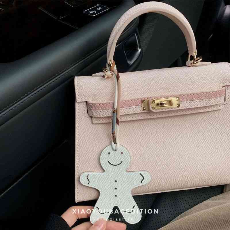 

Bags Crossbody Designer Handbags Ke11yss Products in Spring Bag Real Leather Ice Berry Powder Mini Women's 202, Ice berry powder / 19cm