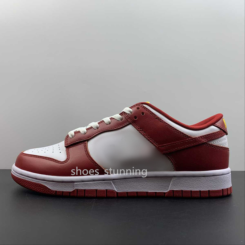 Mens Skateboard Shoes DNks Low Retro White GYM Red Colorway Skateboarding Leisure Shoe Outdoor Sneakers Size 36-47.5