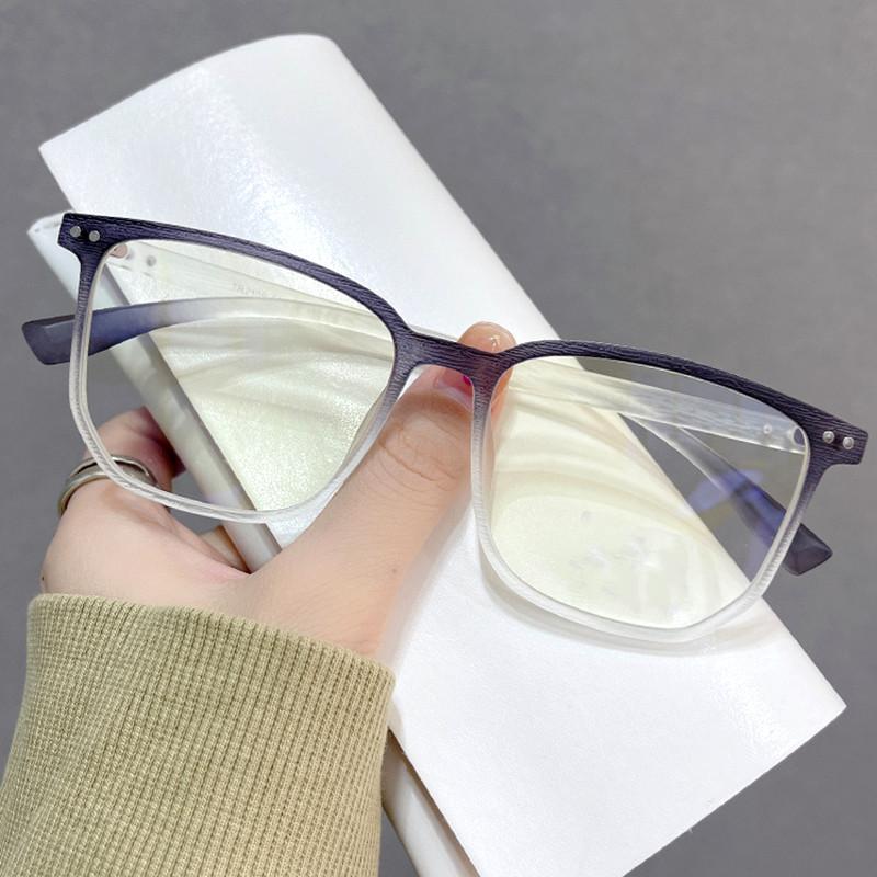

Sunglasses Unisex Blue Light Blocking Myopia Glasses Wood Grain Eyeglasses Women Men Vintage Anti-radiation Computer Eyewear With DiopterSun
