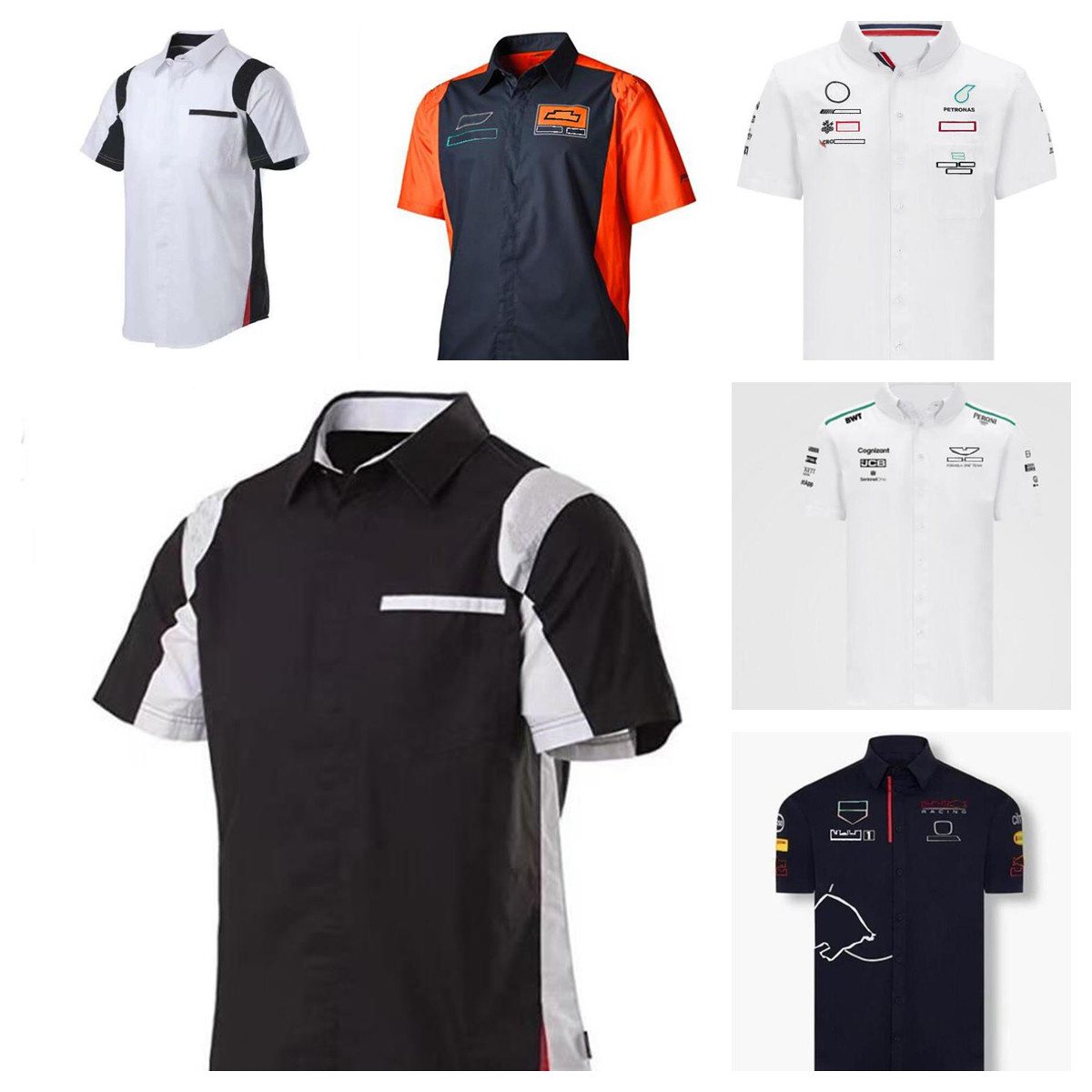 

Motorcycle racing suit summer team short-sleeved shirt same style customization