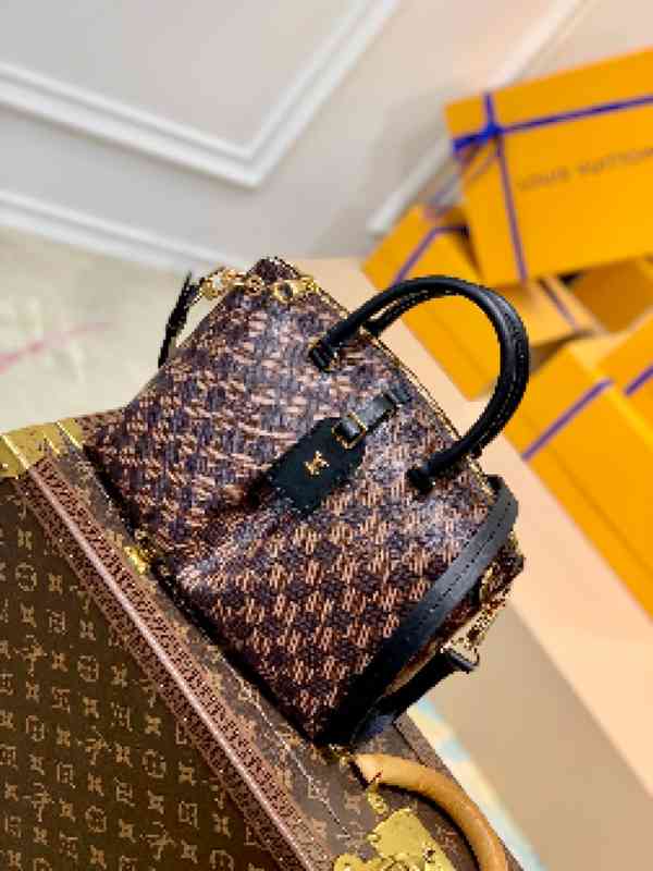 

Luxury Handbags Brand Bags N45282 ODEON TOTE PM BAG Luxury Brand Designer Women Shopping Bags tote MAN travel bag real leather Handbags Shou, Picture show