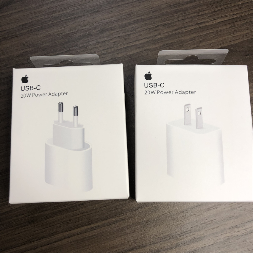 

Original Quality 20W PD Type c Wall Quick Charger USB-C Power Adapter For Apple iPhone 11 12 13 Pro Max Super fast charging type with retail packaging