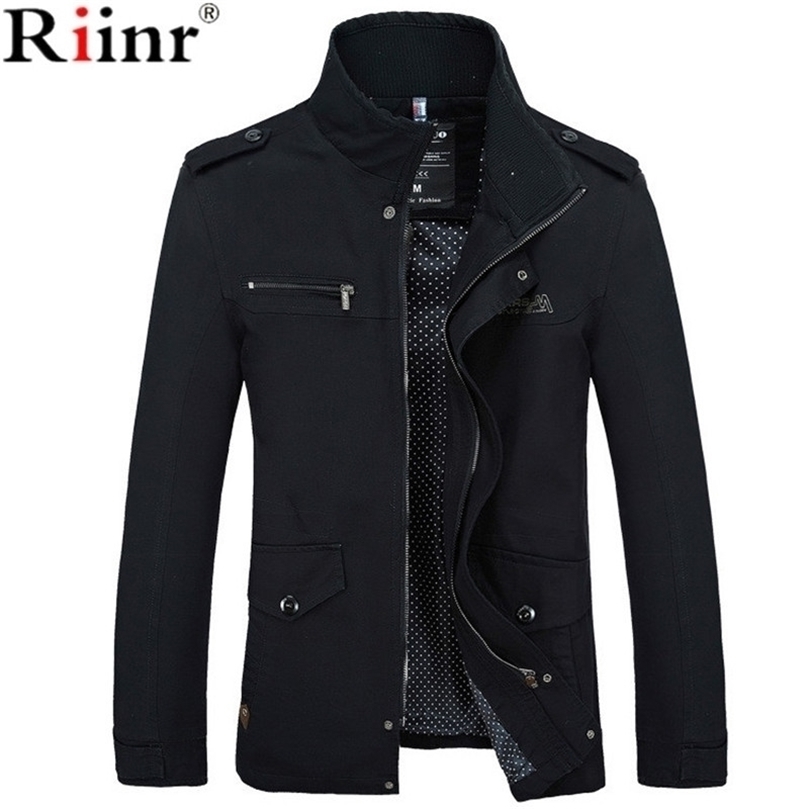 

Clothes Coat Arrival Male Jacket Slim Fit High Quality Mens Spring Clothing Man Jackets Zipper Warm Cotton-Padded 201128, Khaki
