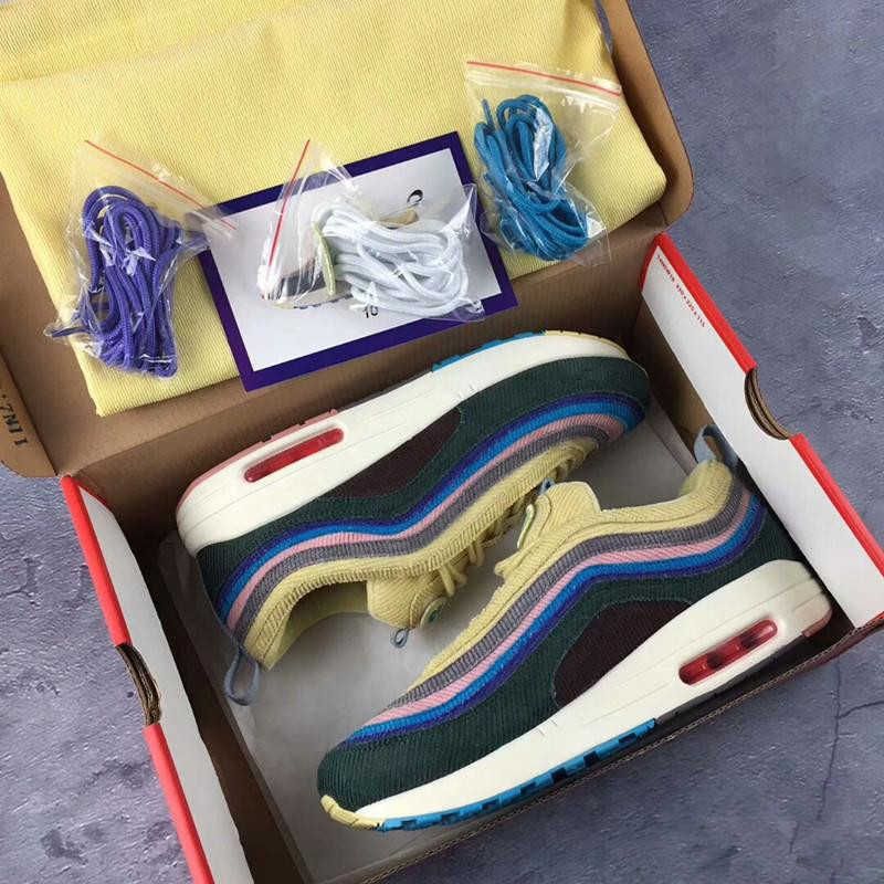 

Top Sean Wotherspoon 1 97 VF SW Hybrid Men Running Shoes Women Fashion Sports High Quality Sneakers Trainers Size 36-45