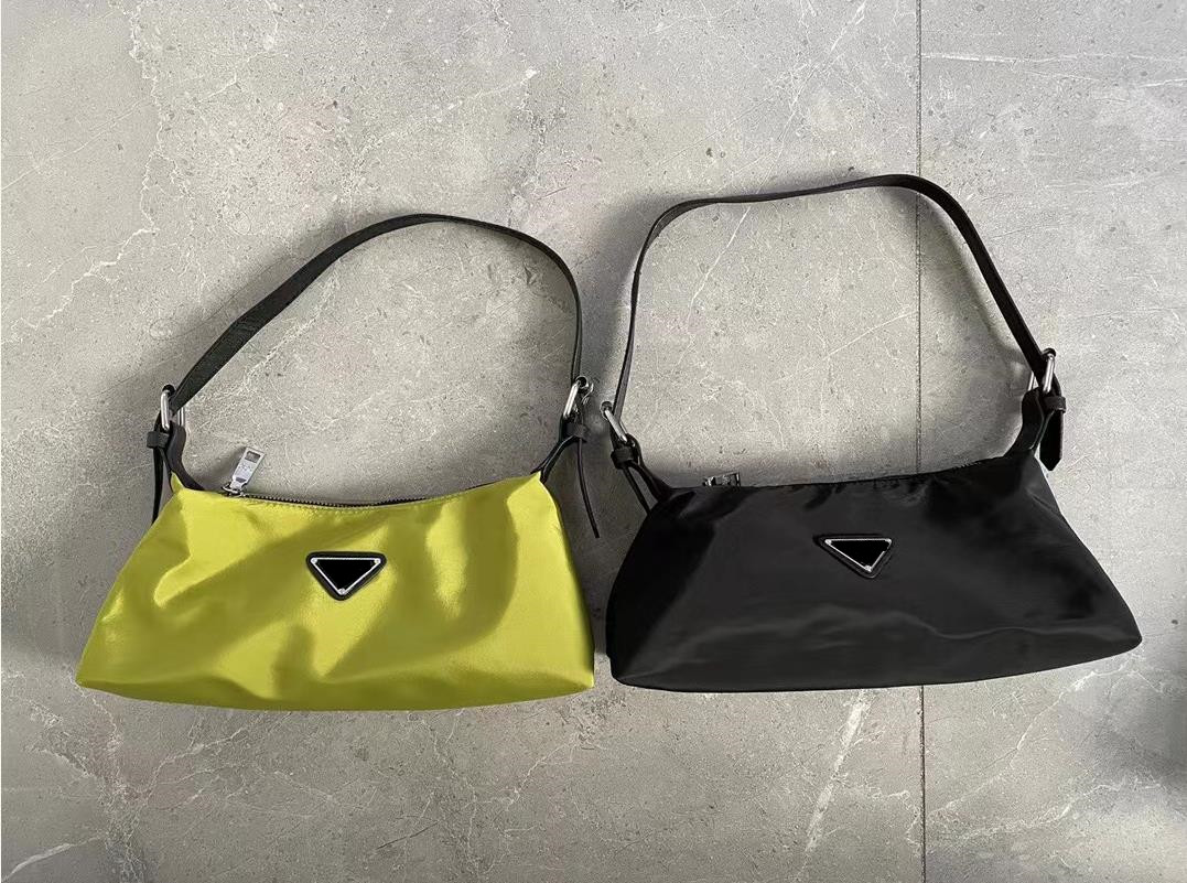 

High quality luxury Evening Bags Designer tote Shoulder Bags handbag duffle Nylon leather famous Handbags Lady wallet fashion Crossbody bag Hobo purse, Green