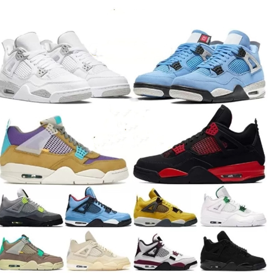 

4s basketball shoes women men Jordan4s 4 Military Black Cat White Red Thunder Sail University Blue Grey Mid Diamond Light Smoke Grey sports sneakers Jordan4, Choose an option