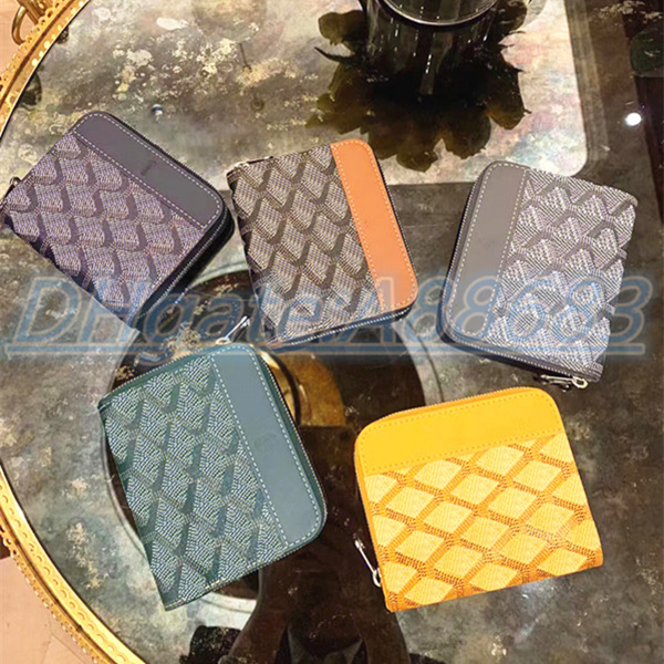 

Luxurys high quality Genuine Leather holder MATIGNON MINI handbags wallet Men Women's Holders Coin wholesale designer goya Wallets Key Pocket Purse card Interior, Blue