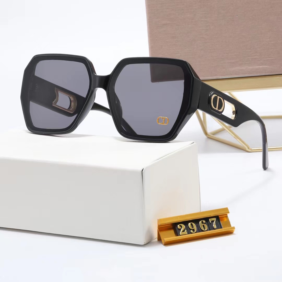 

2967 Women Fashion Sunglasses Brand Designer Square Ladies Eyewear Retro Sun glasses Classic Pilot Sunglasses men High Quality with box case